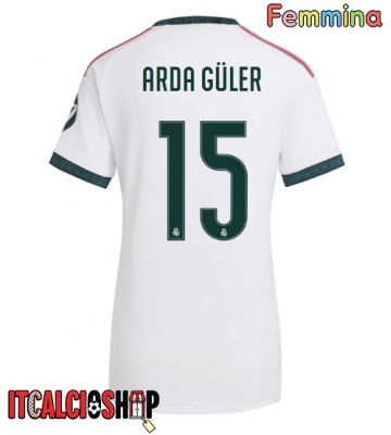 Real Madrid Arda Guler #15 Prima Maglia Femmina 2026-27 Manica Corta Real Madrid Arda Guler #15 Prima Maglia Femmina 2026-27 Manica Corta